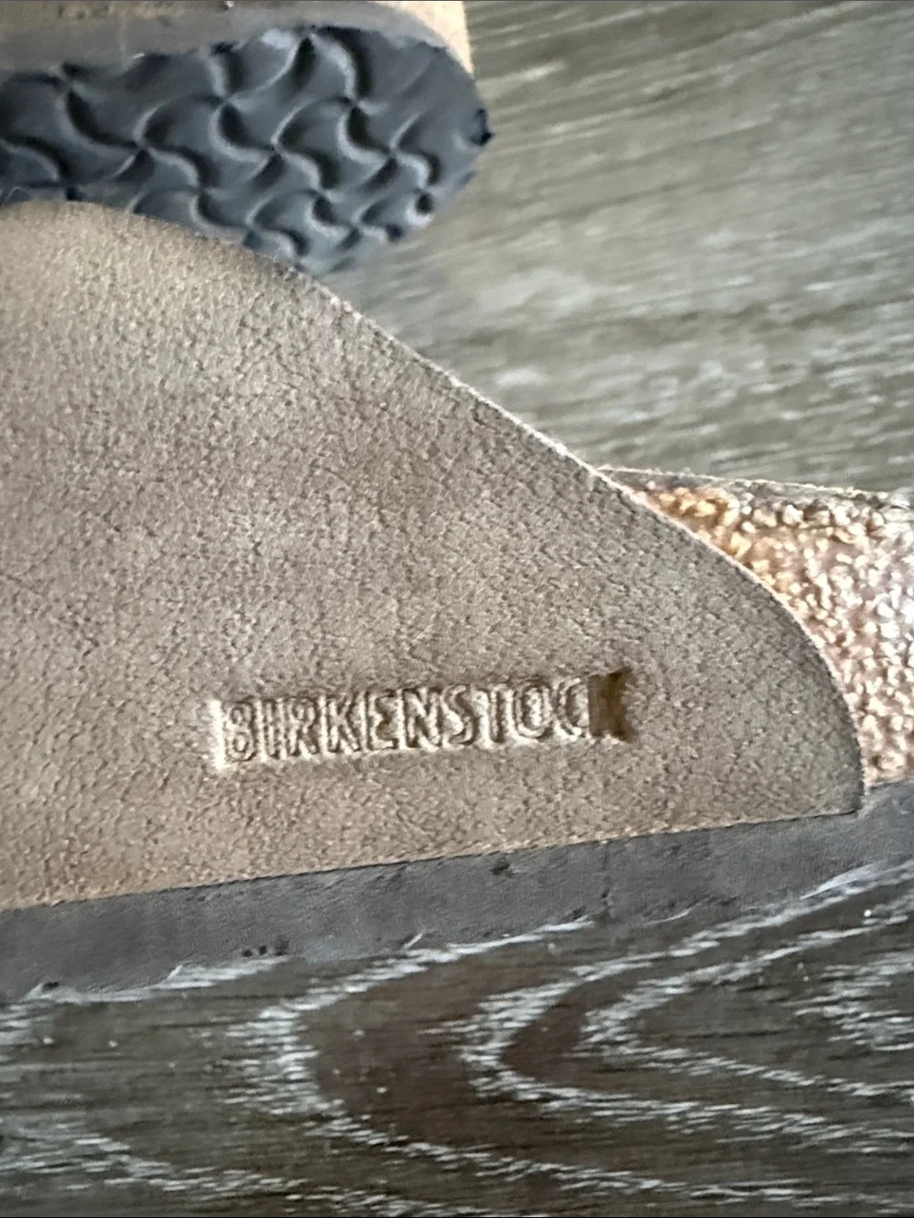 Birkenstock florida leather 3 strap sandals kids, size 33